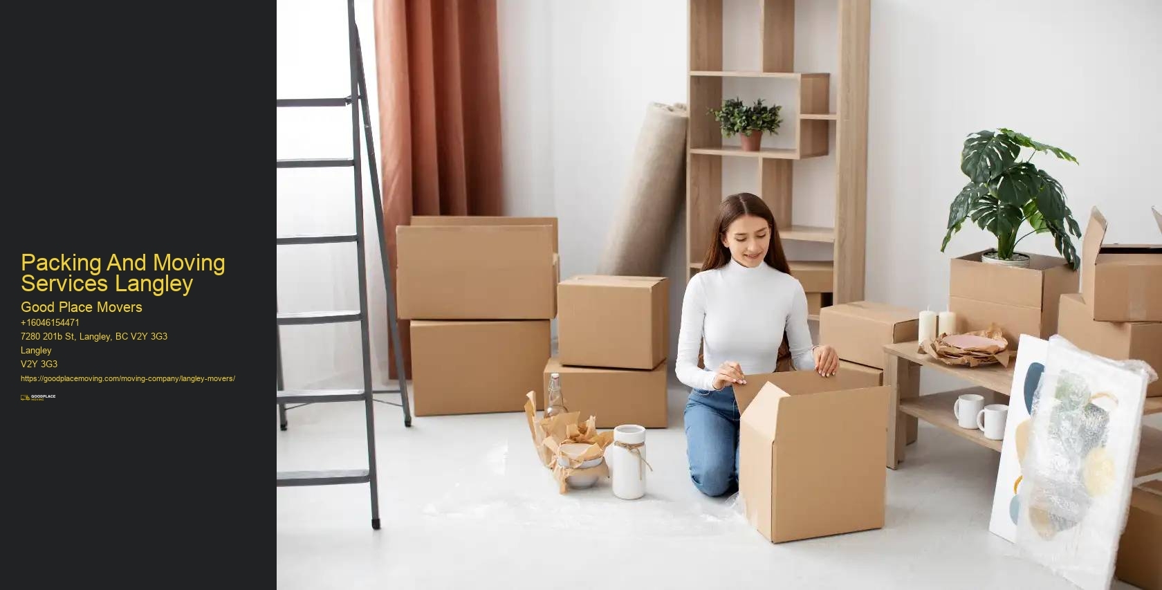 Packing And Moving Services Langley