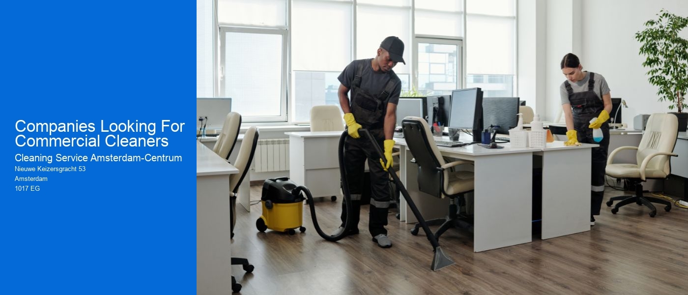 Companies Looking For Commercial Cleaners