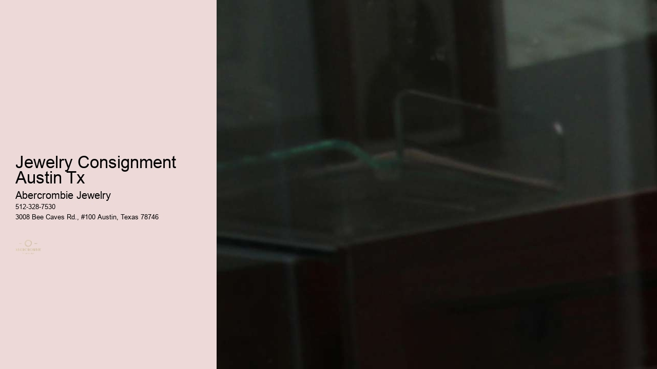 Jewelry Consignment Austin Tx