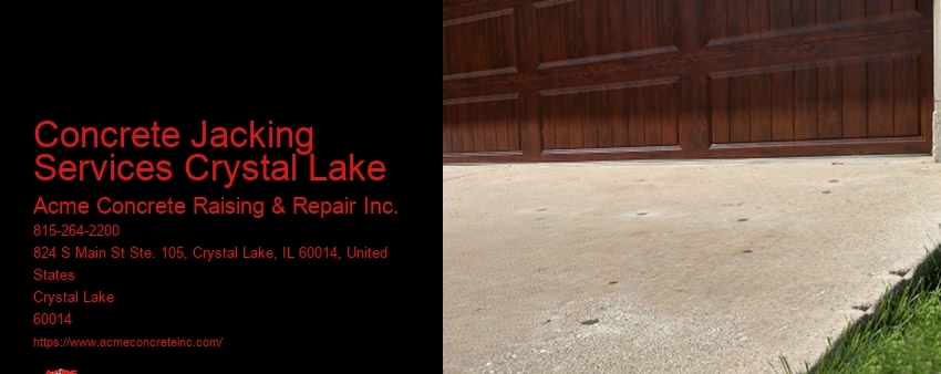 Concrete Jacking Services Crystal Lake