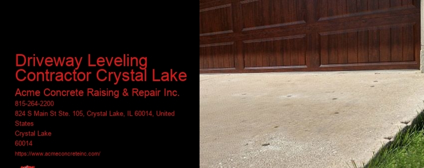 Driveway Leveling Contractor Crystal Lake