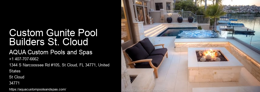 Custom Gunite Pool Builders St. Cloud
