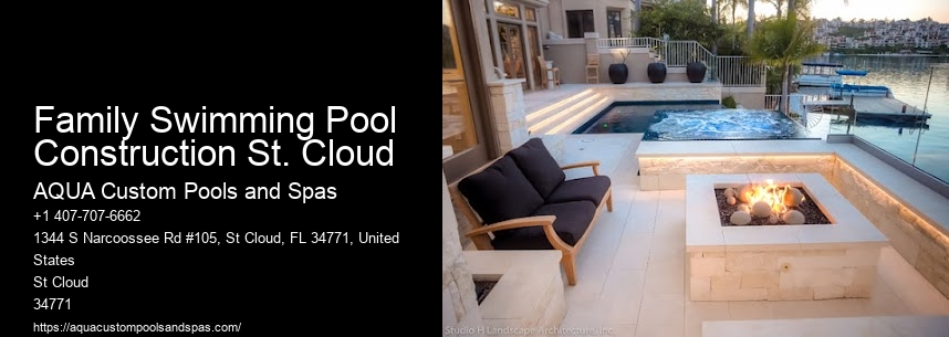 Family Swimming Pool Construction St. Cloud