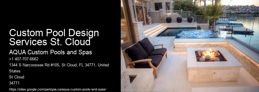Custom Pool Design Services St. Cloud