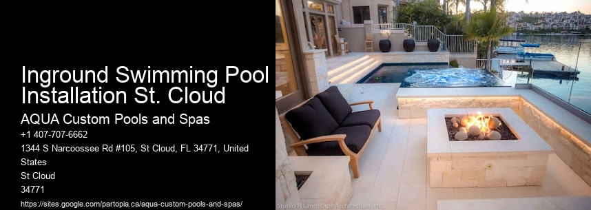 Inground Swimming Pool Installation St. Cloud