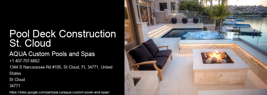 Pool Deck Construction St. Cloud