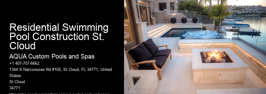 Residential Swimming Pool Construction St. Cloud