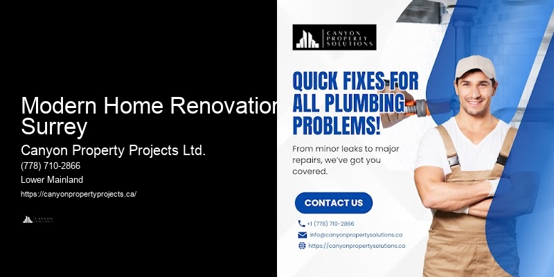 Modern Home Renovations Surrey