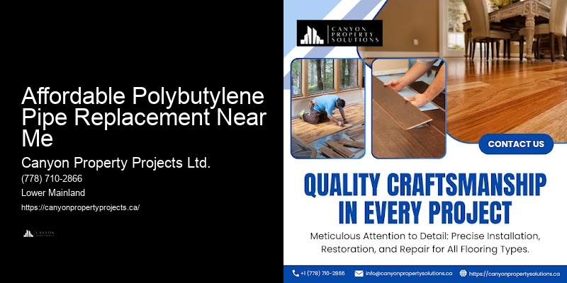 Expert Polybutylene Plumbing Affordable Polybutylene Pipe Replacement Near Me