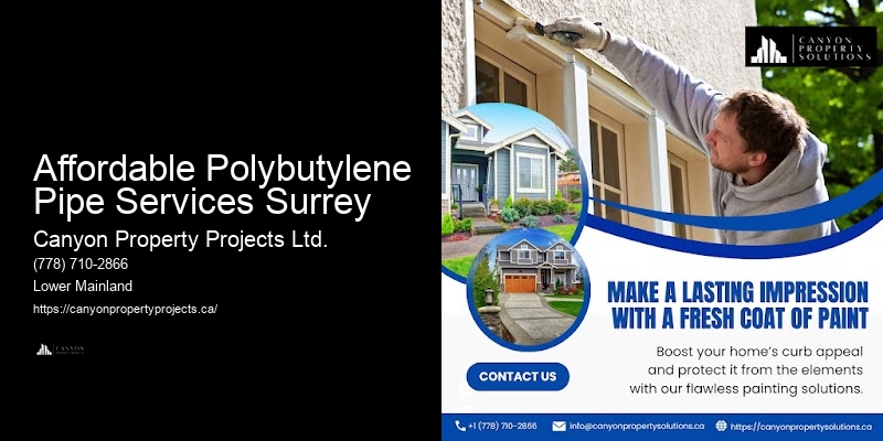 Replace Polybutylene Pipes Affordable Polybutylene Pipe Services Surrey