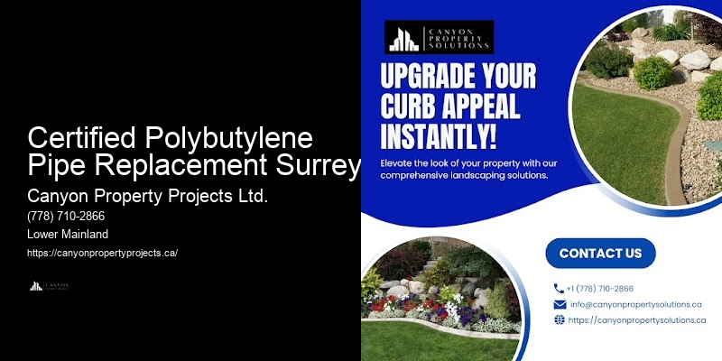 Certified Polybutylene Pipe Replacement Surrey Polybutylene Pipe Replacement Offers