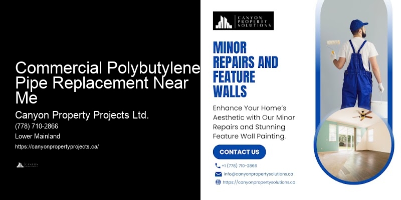 Experienced Polybutylene Pipe Replacement Experts in Commercial Polybutylene Pipe Replacement Near Me