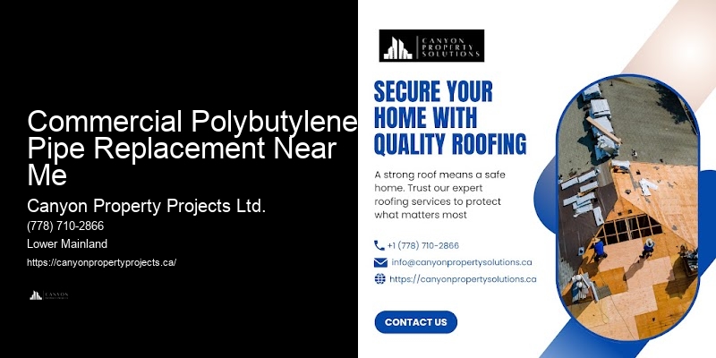 Polybutylene Plumbing Solutions for Leaks Commercial Polybutylene Pipe Replacement Near Me