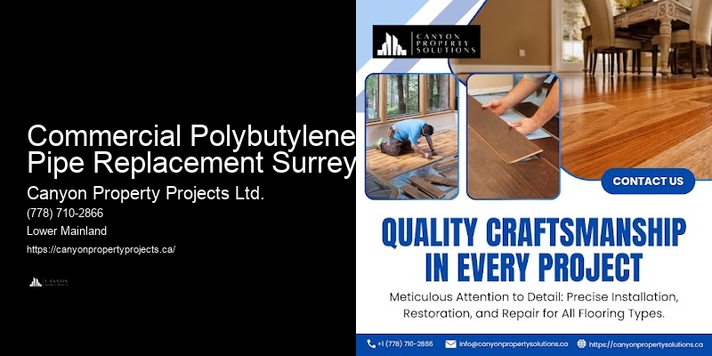 Commercial Polybutylene Pipe Replacement Surrey Polybutylene Pipe Service Guarantee