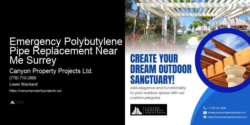 Polybutylene Pipe Safety Issues Emergency Polybutylene Pipe Replacement Near Me Surrey