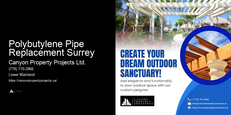 Polybutylene Plumbing Pipe Services Polybutylene Pipe Replacement Surrey