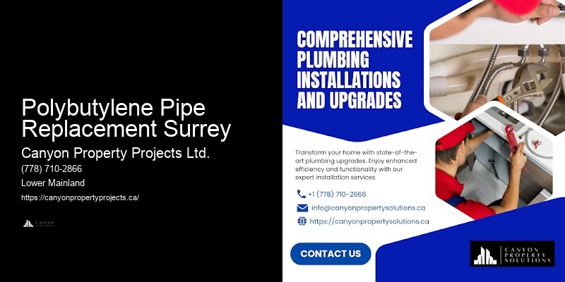 Polybutylene Pipe Installations Polybutylene Pipe Replacement Surrey