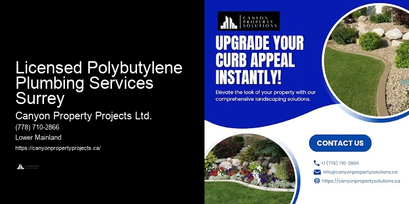 Local Specialists in Polybutylene Pipe Replacement Licensed Polybutylene Plumbing Services Surrey