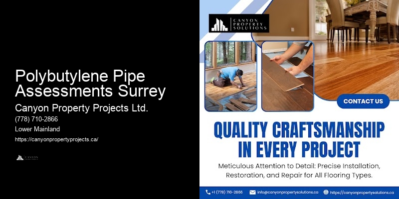 Polybutylene Pipe Warranty Polybutylene Pipe Assessments Surrey