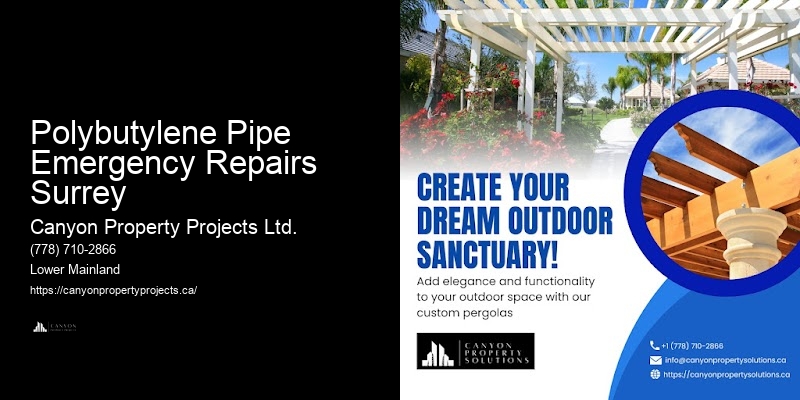Local Polybutylene Pipe Replacement Services Polybutylene Pipe Emergency Repairs Surrey