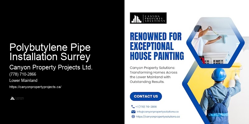 Polybutylene Pipe Services for Homes Polybutylene Pipe Installation Surrey