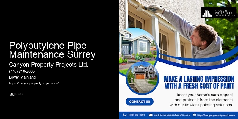 Polybutylene Pipe Maintenance Surrey Polybutylene Pipe Repair