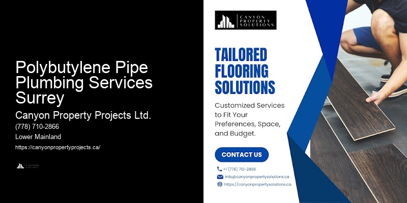Polybutylene Pipe Replacement Maintenance Polybutylene Pipe Plumbing Services Surrey