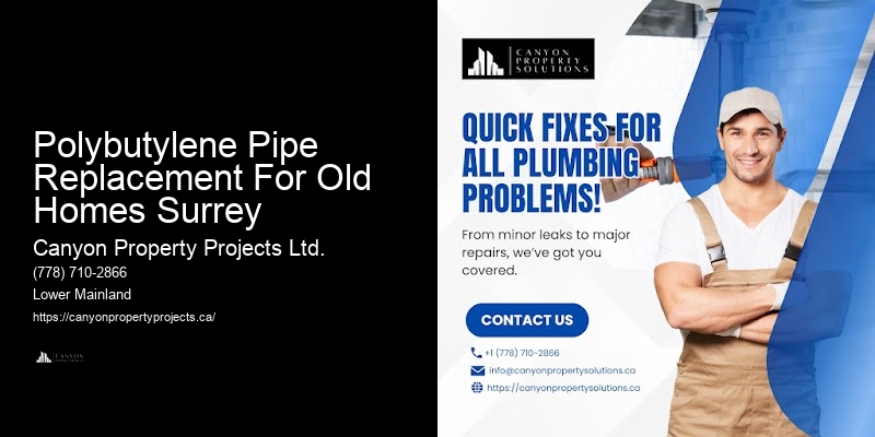 Polybutylene Pipe Replacement For Old Homes Surrey