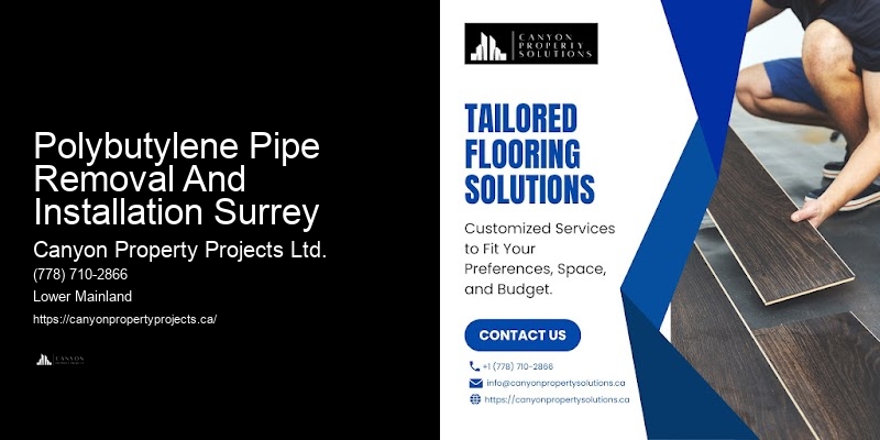 Preventative Polybutylene Pipe Upgrades Polybutylene Pipe Removal And Installation Surrey