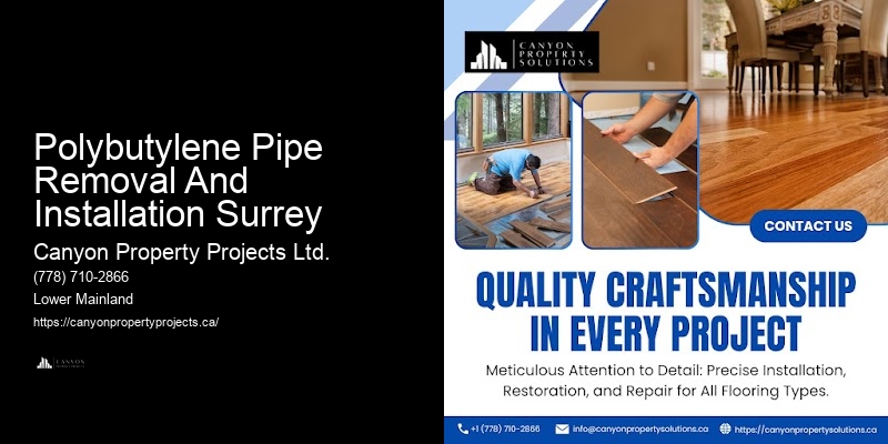 Polybutylene Pipe Fitting Services Polybutylene Pipe Removal And Installation Surrey