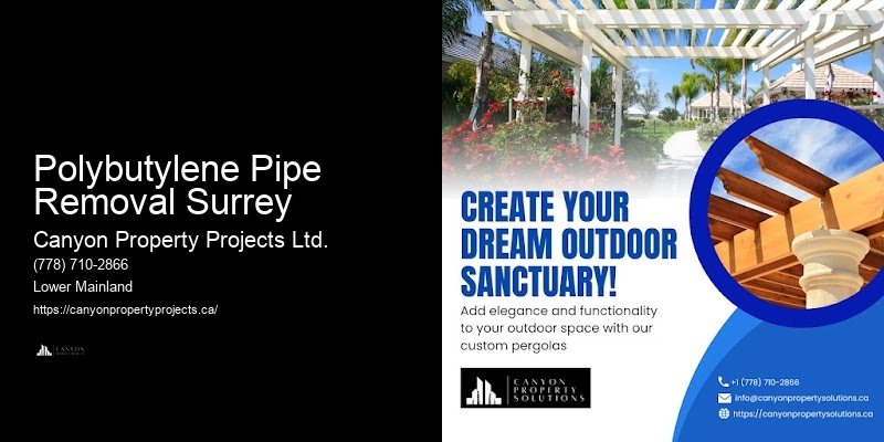 Polybutylene Pipe Issues Fixed Polybutylene Pipe Removal Surrey