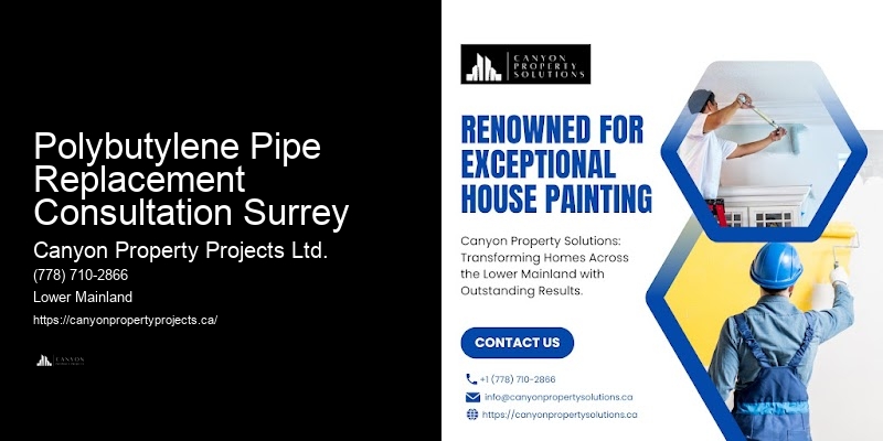 Polybutylene Pipe Replacement Consultation Surrey Plumbing Advice for Polybutylene