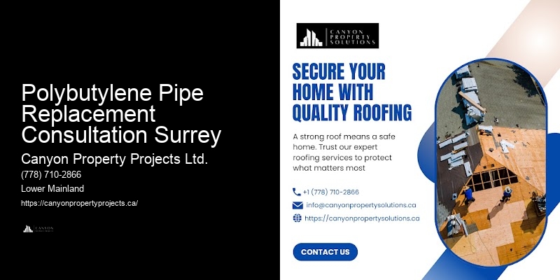 Polybutylene Pipe Assessments Polybutylene Pipe Replacement Consultation Surrey