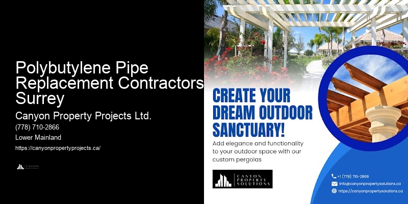 Efficient Polybutylene Pipe Replacement Solutions Polybutylene Pipe Replacement Contractors Surrey