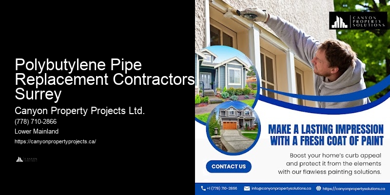 Polybutylene Pipe Repair and Replacement Polybutylene Pipe Replacement Contractors Surrey