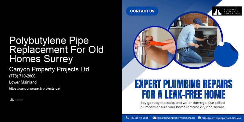 Polybutylene Pipe Replacement for Leaking Pipes Polybutylene Pipe Replacement For Old Homes Surrey