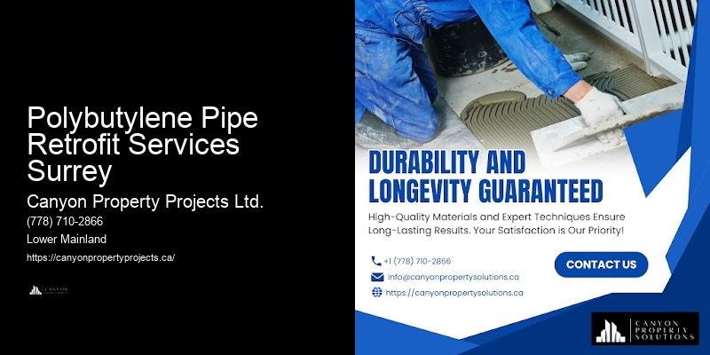 Polybutylene Pipe Professionals Polybutylene Pipe Retrofit Services Surrey