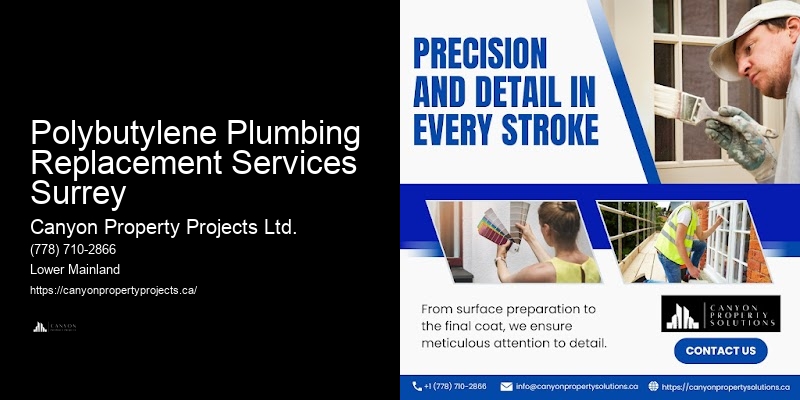 Polybutylene Pipe Inspections Polybutylene Plumbing Replacement Services Surrey