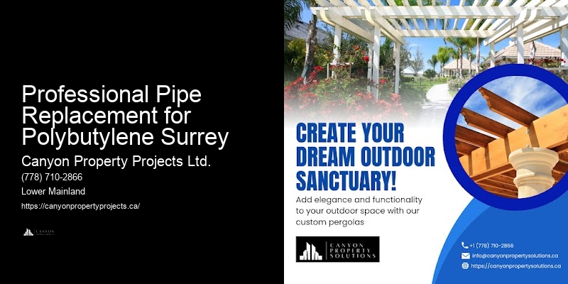 Polybutylene Pipe Installations Professional Pipe Replacement for Polybutylene Surrey
