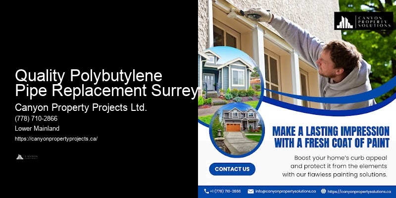 Polybutylene Pipe Replacement with Minimal Disruption Quality Polybutylene Pipe Replacement Surrey