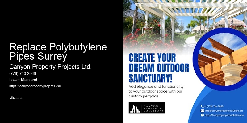 Polybutylene Plumbing Replacement Replace Polybutylene Pipes Surrey