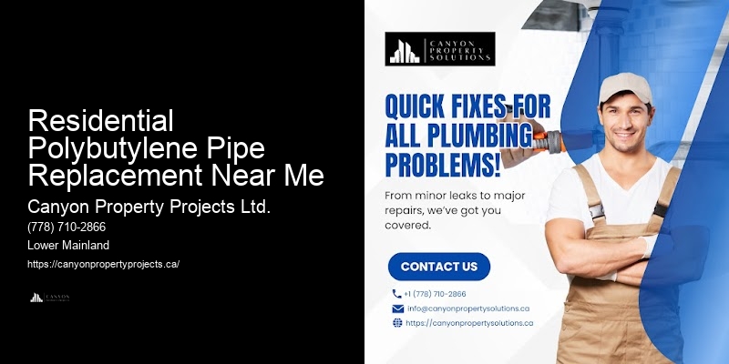 Polybutylene Pipe Replacement Quotes Residential Polybutylene Pipe Replacement Near Me