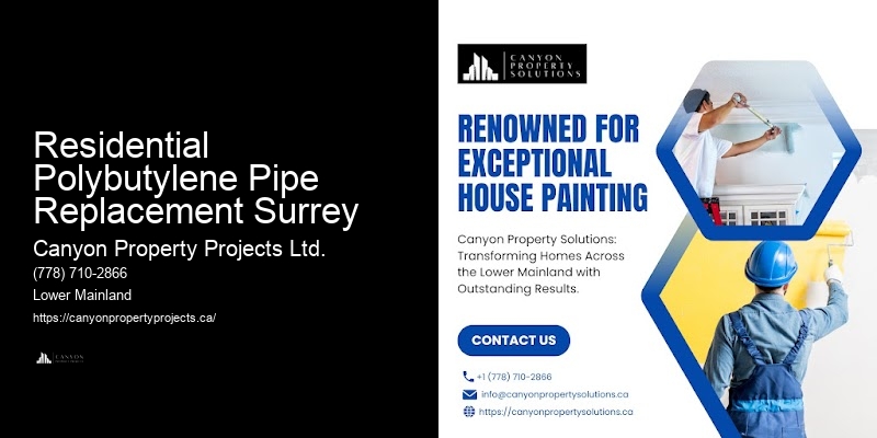Polybutylene Pipe Replacement Standards Residential Polybutylene Pipe Replacement Surrey