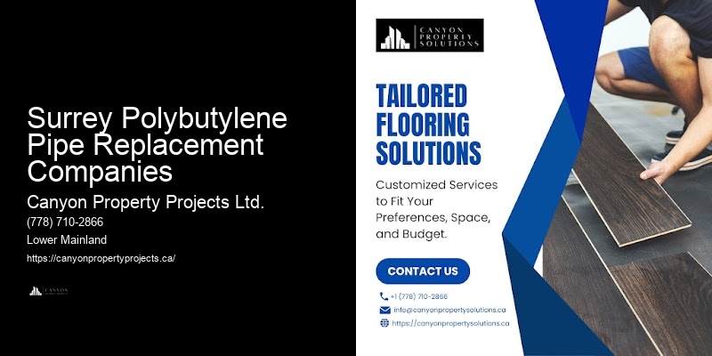 Local Specialists for Polybutylene Pipe Replacement in Surrey Polybutylene Pipe Replacement Companies