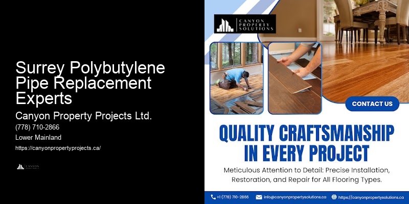 Quick Response Polybutylene Pipe Replacement Surrey Polybutylene Pipe Replacement Experts