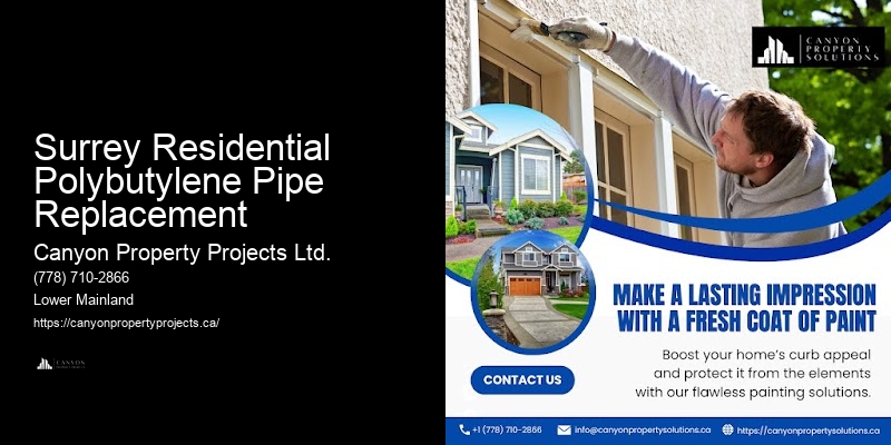 Polybutylene Pipe Replacement Estimates Surrey Residential Polybutylene Pipe Replacement
