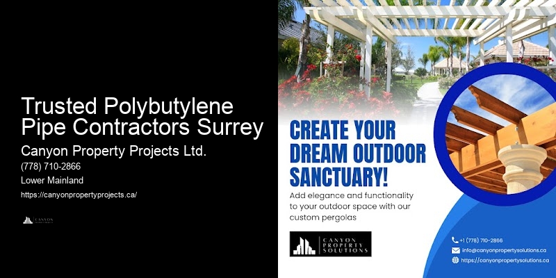 Polybutylene Pipe Leak Prevention Trusted Polybutylene Pipe Contractors Surrey