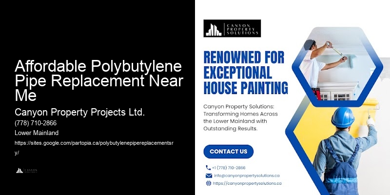 Polybutylene Pipe Replacement Troubleshooting Affordable Polybutylene Pipe Replacement Near Me