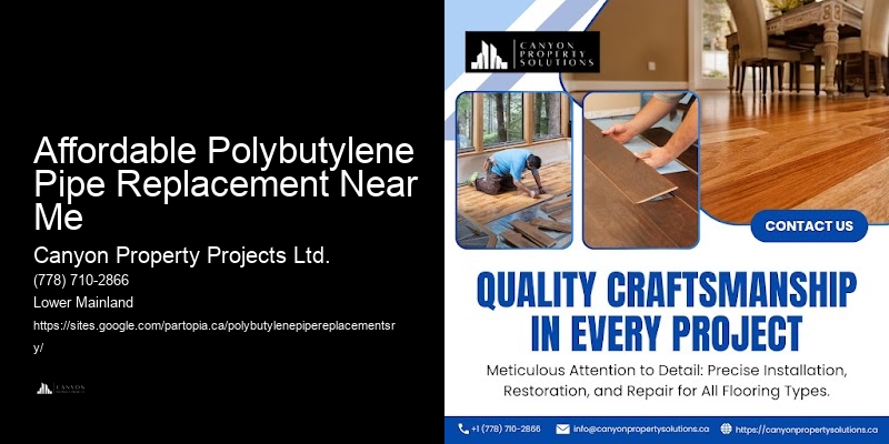 Polybutylene Pipe Preventive Maintenance Affordable Polybutylene Pipe Replacement Near Me