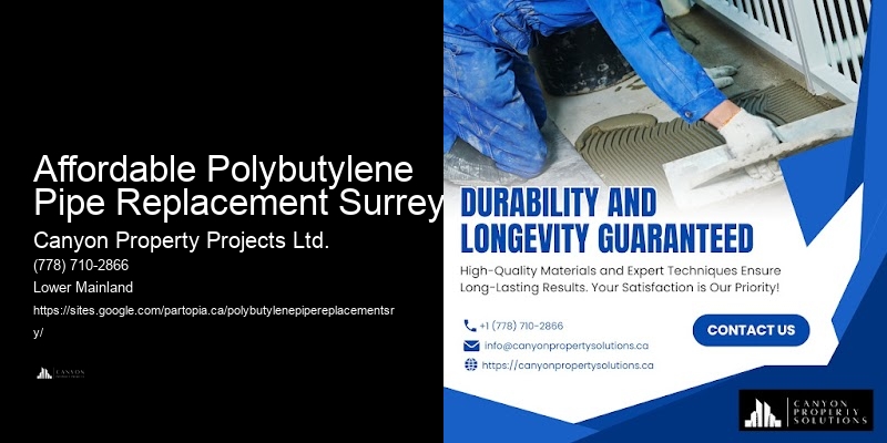 Polybutylene Pipe Replacement for Health and Safety Affordable Polybutylene Pipe Replacement Surrey